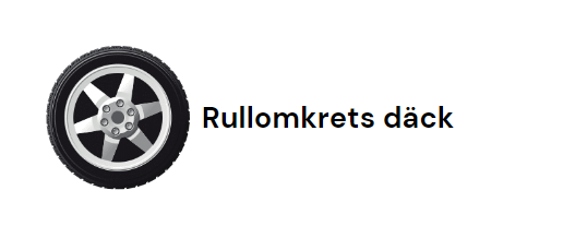 Rullomkrets däck Kalkylator